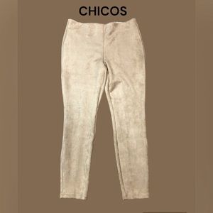 CHICOS vegan suede leggings